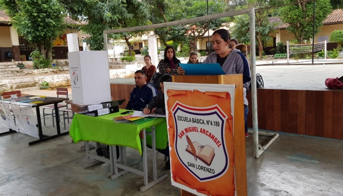 Funcionarios asisten como observadores  en elecciones de ACEÂ´s de San Lorenzo